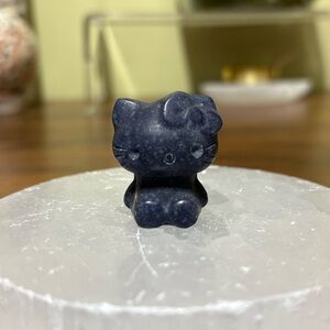 Sodalite hello kitty carving